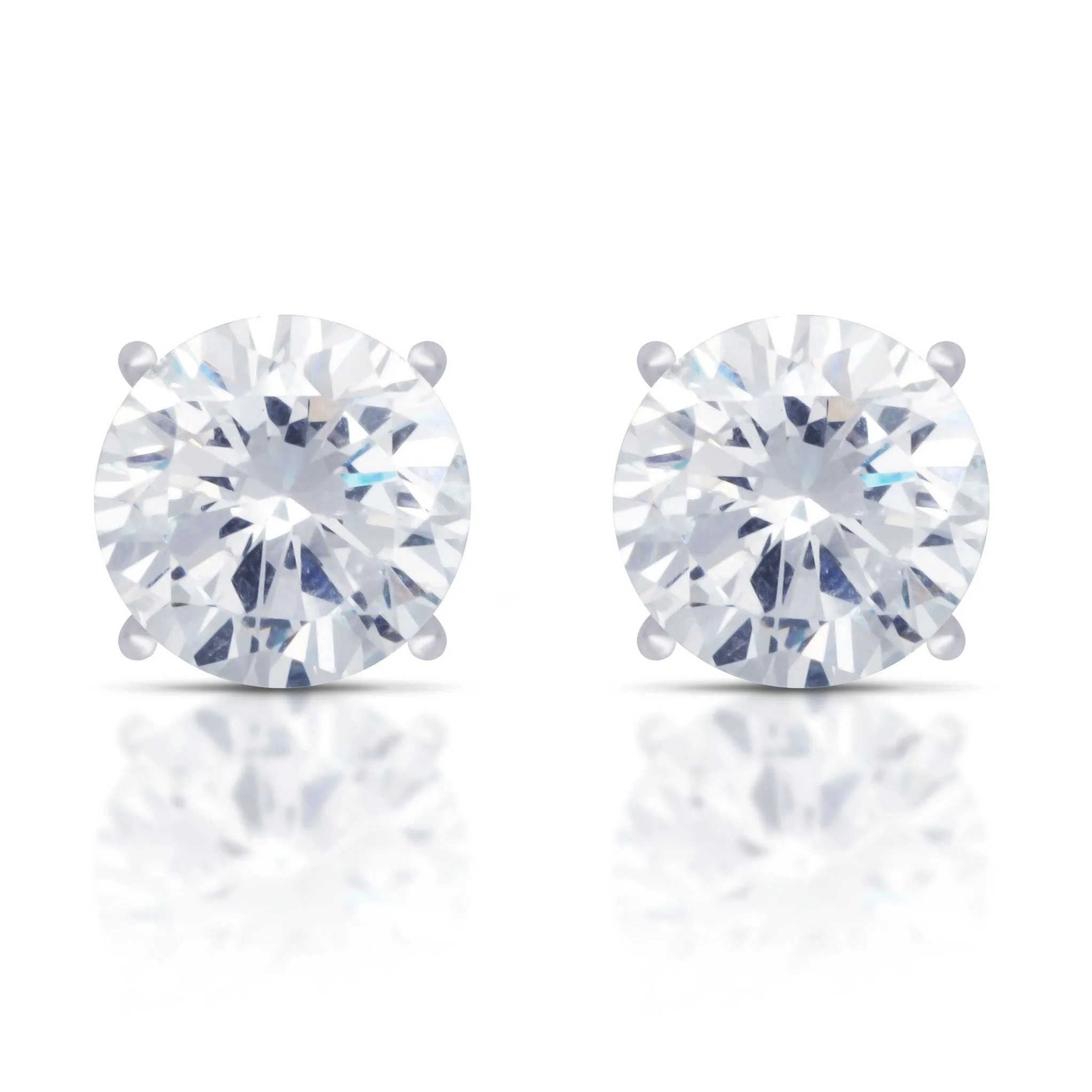 14K & 18K Diamond Stud Earrings Natural Earth Mined Diamonds