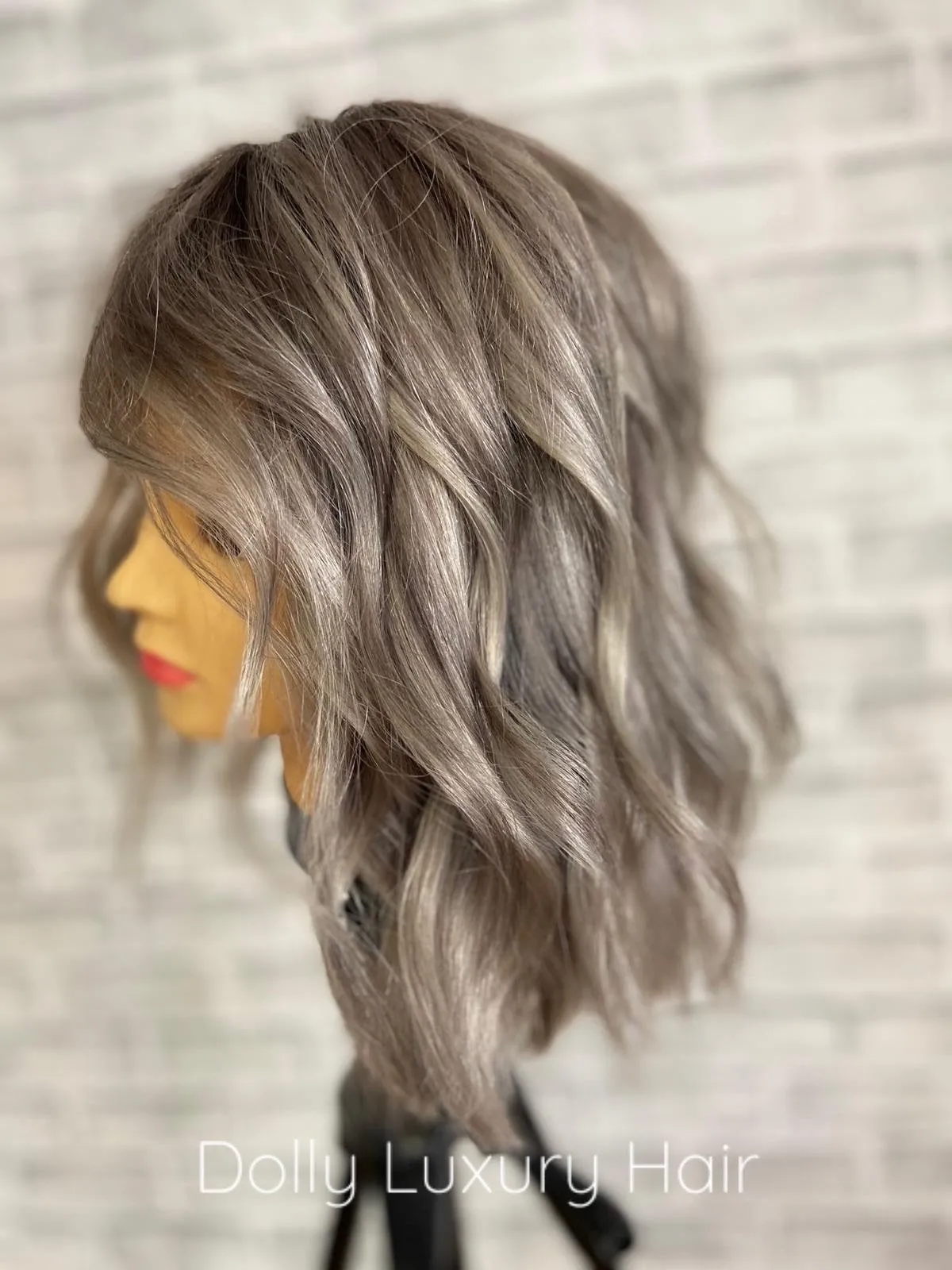 ALASKA | Luxe Cold Grey Balayage 100% Human Hair Swiss 13x4 Lace Front Glueless Wig  Bleached Knots Transparent Lace Full Lace Upgrade Available