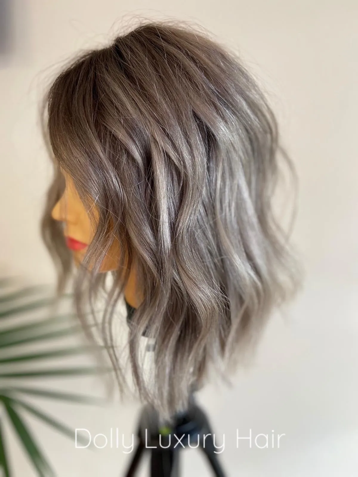 ALASKA | Luxe Cold Grey Balayage 100% Human Hair Swiss 13x4 Lace Front Glueless Wig  Bleached Knots Transparent Lace Full Lace Upgrade Available