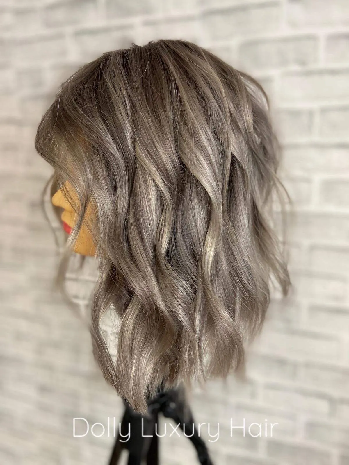 ALASKA | Luxe Cold Grey Balayage 100% Human Hair Swiss 13x4 Lace Front Glueless Wig  Bleached Knots Transparent Lace Full Lace Upgrade Available