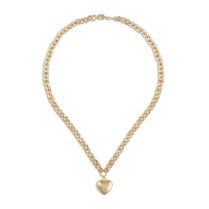 Alexa Leigh-Puff Love Necklace-Gold