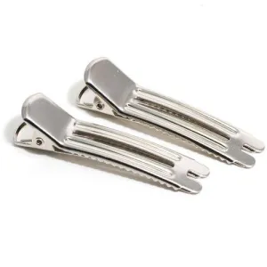 Alligator Clip Silver Double Prong x 10 pcs