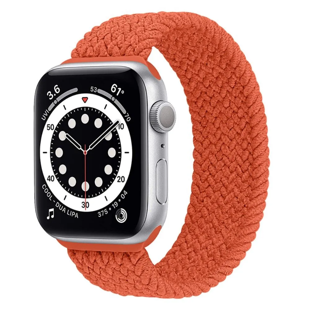 Apple Watch (41mm) elastic watch strap - Orange Red / Size: M