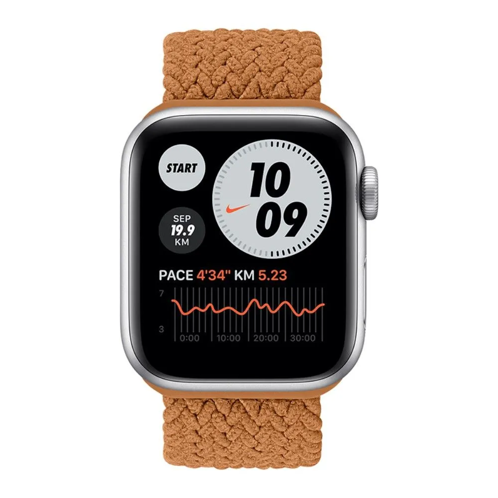 Apple Watch (41mm) elastic watch strap - Orange / Size: S