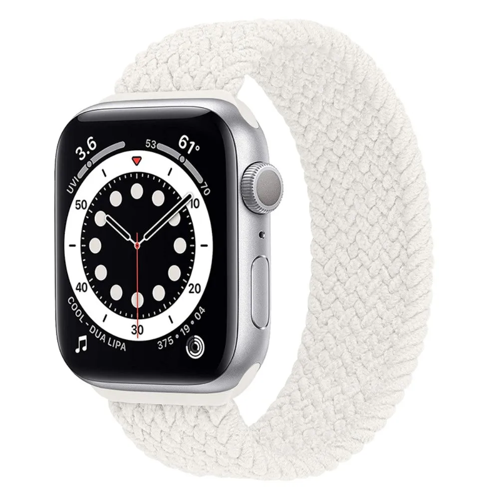 Apple Watch (41mm) elastic watch strap - Pearl White / Size: S