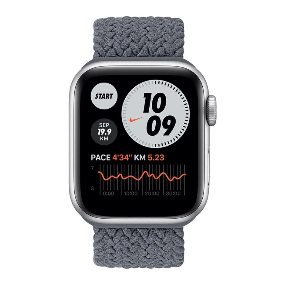 Apple Watch (41mm) elastic watch strap - Space Grey / Size: S