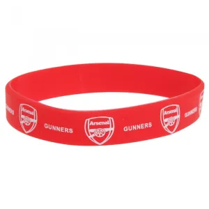 Arsenal FC Official Single Rubber Football Crest Wristband