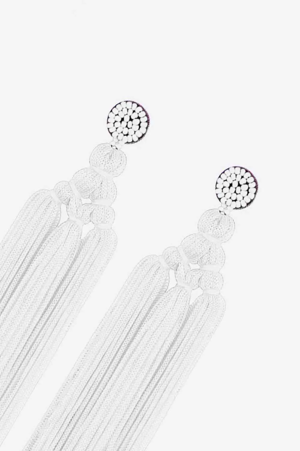 Beaded Tassel Earrings