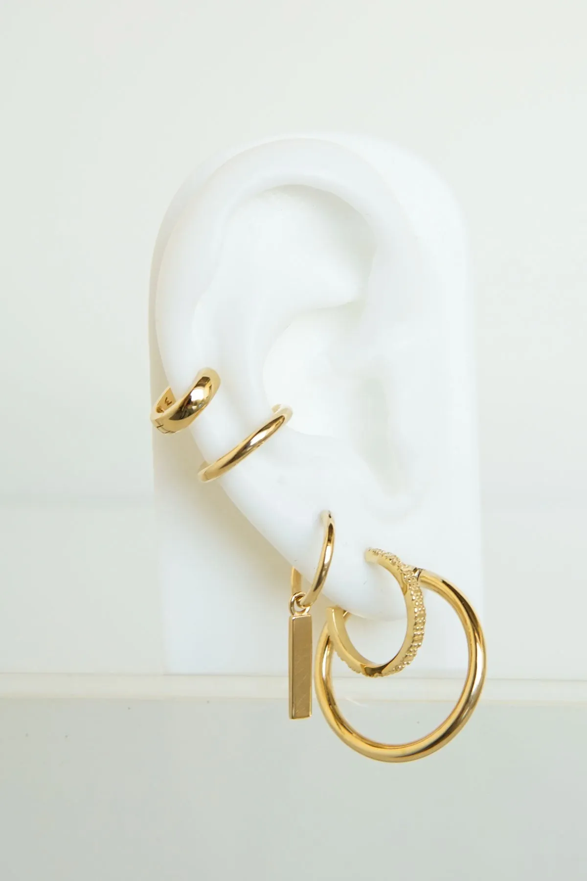 Classic ear cuff gold plated