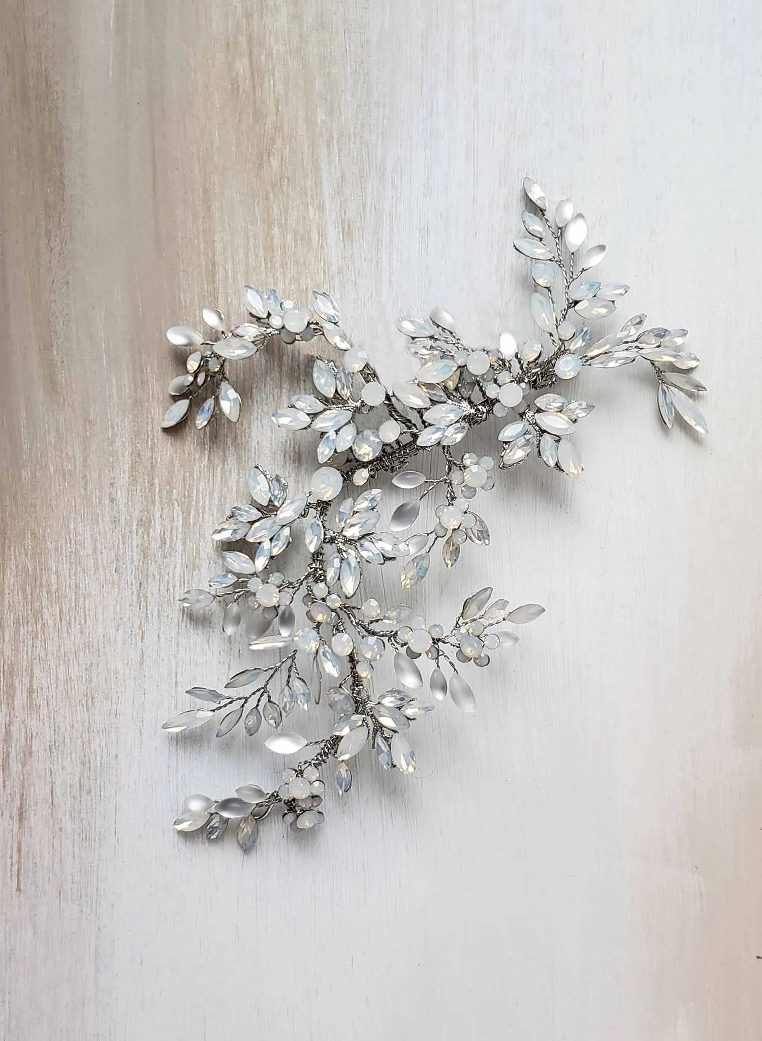 Crystal ferns hair clip - Style #2027