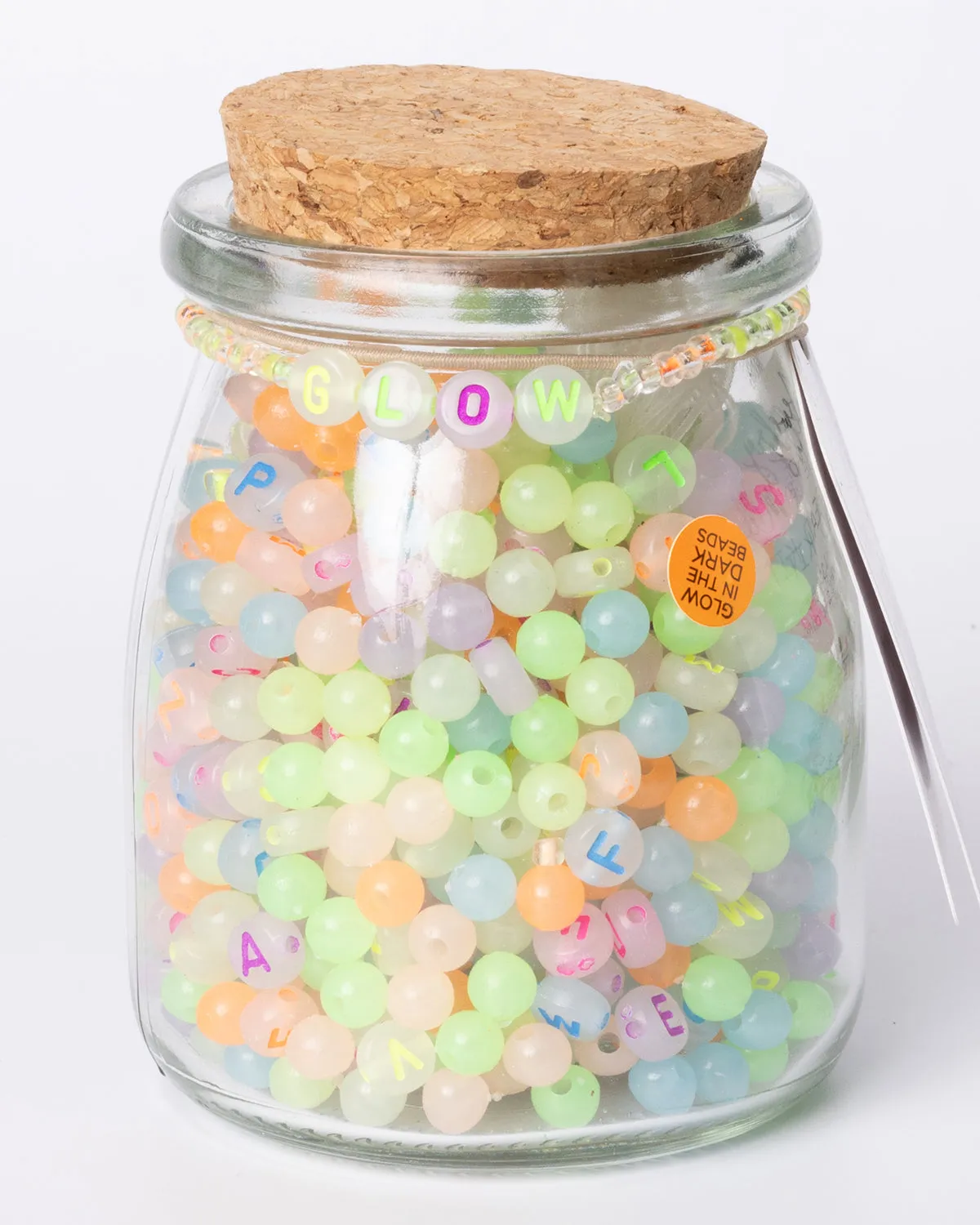 GLOW in the Dark Bead Jar