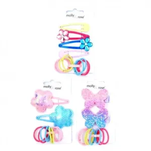 Hair Clip & Bobble Set