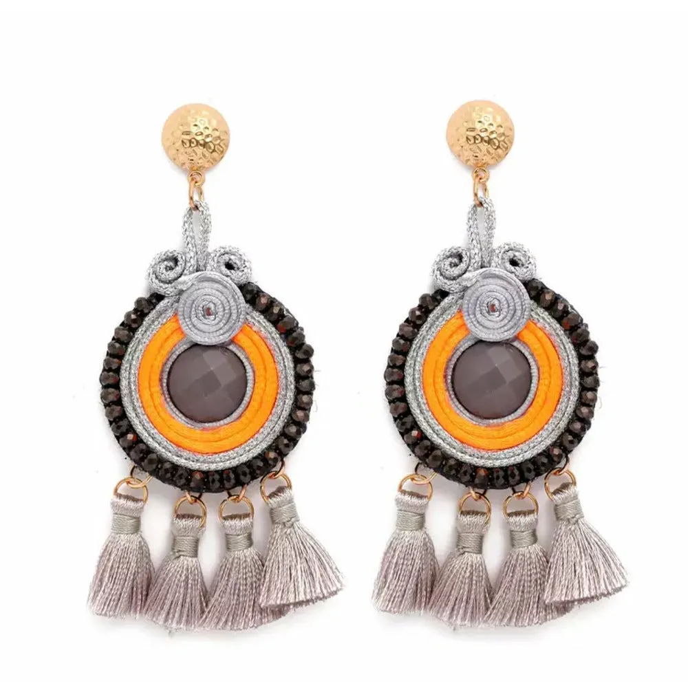 Indy Drop Tassle Earrings