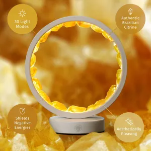 Infinite Abundance: Citrine Lamp of Manifestation