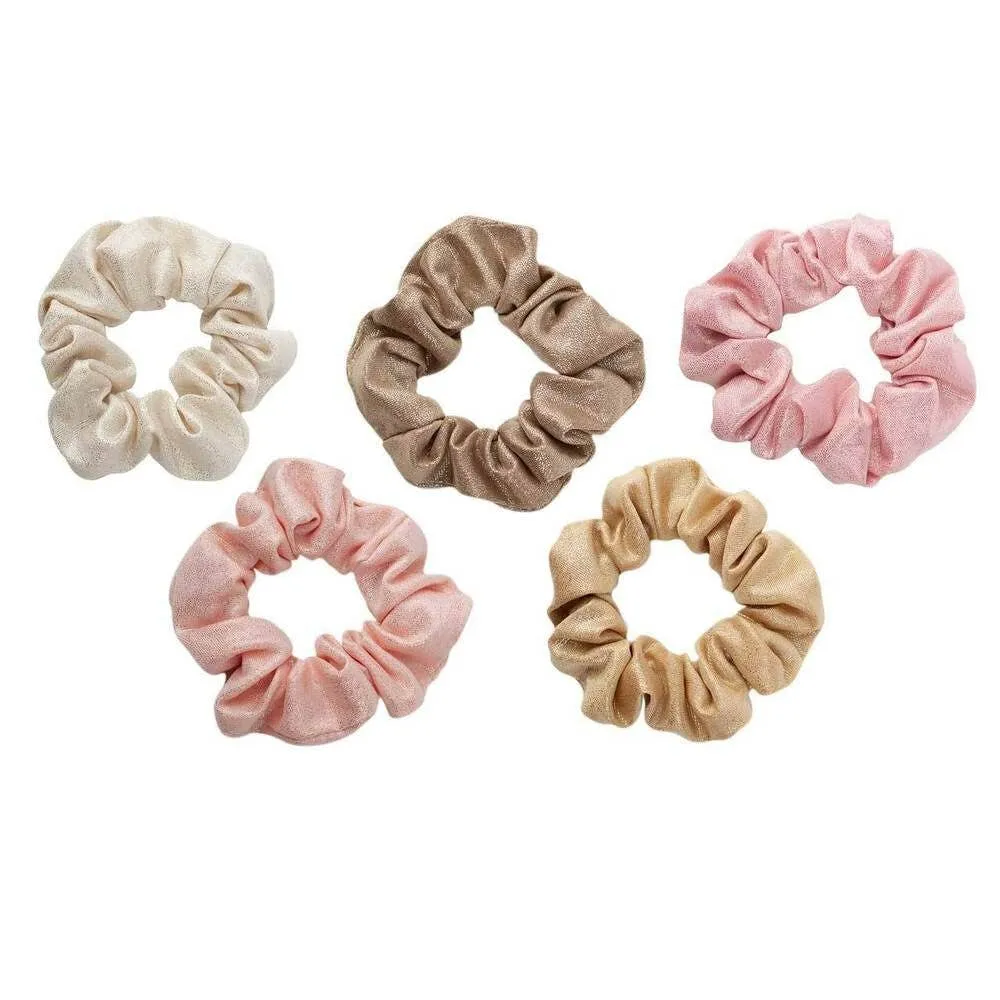 Kitsch Scrunchies Metallic (Blush)