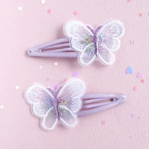 Lauren Hinkley Flutter by Butterfly Purple Clips