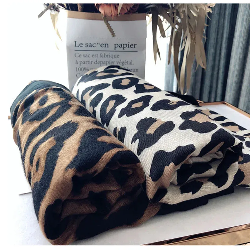 Leopard Pashminas