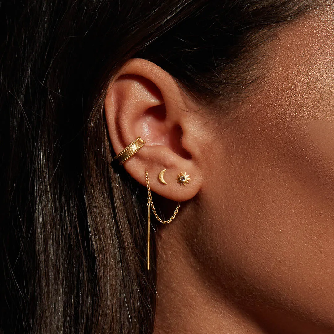 Light and Love Gold Ear Cuff