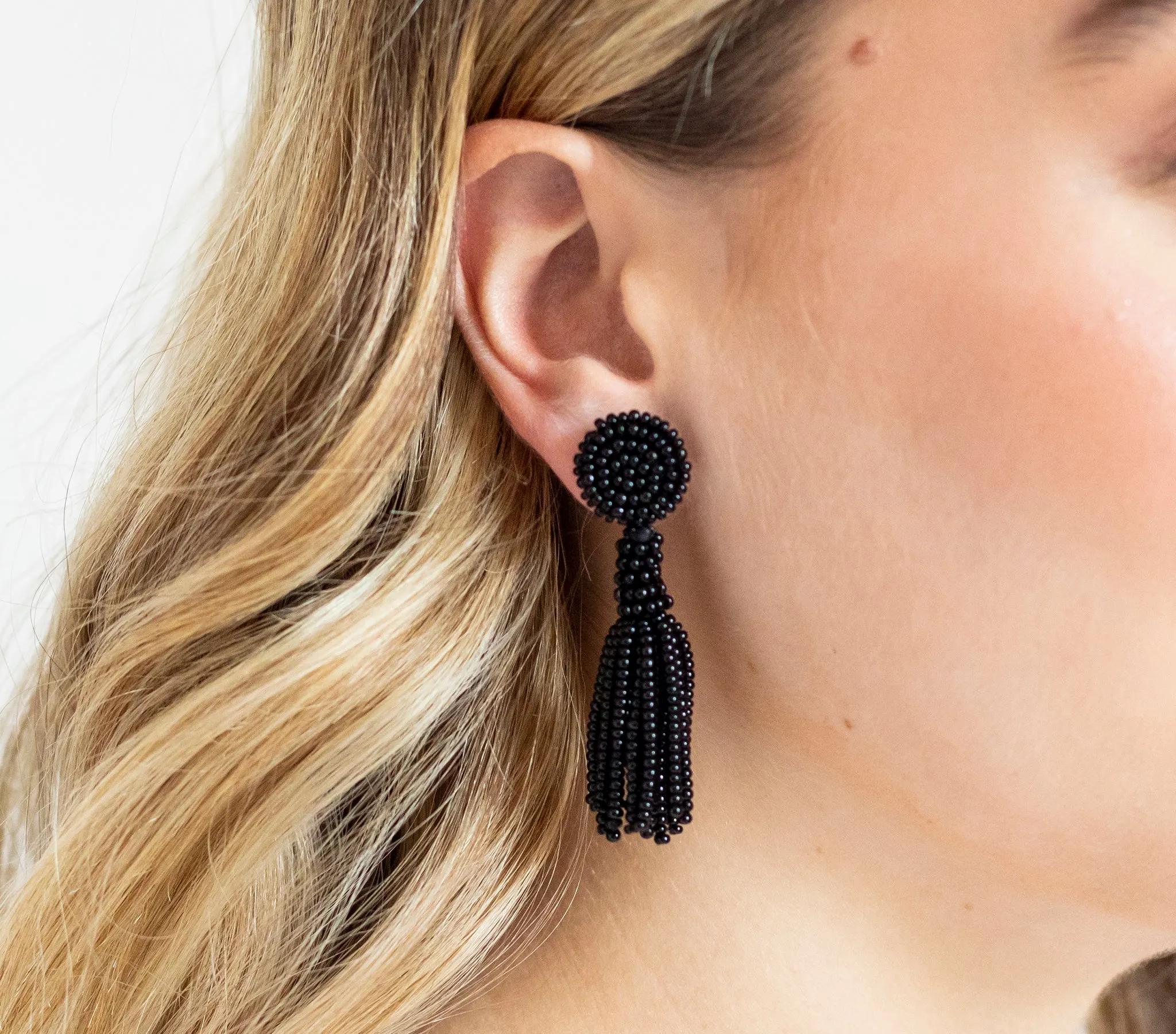 <br>The Petite Finley Earring <br> Black