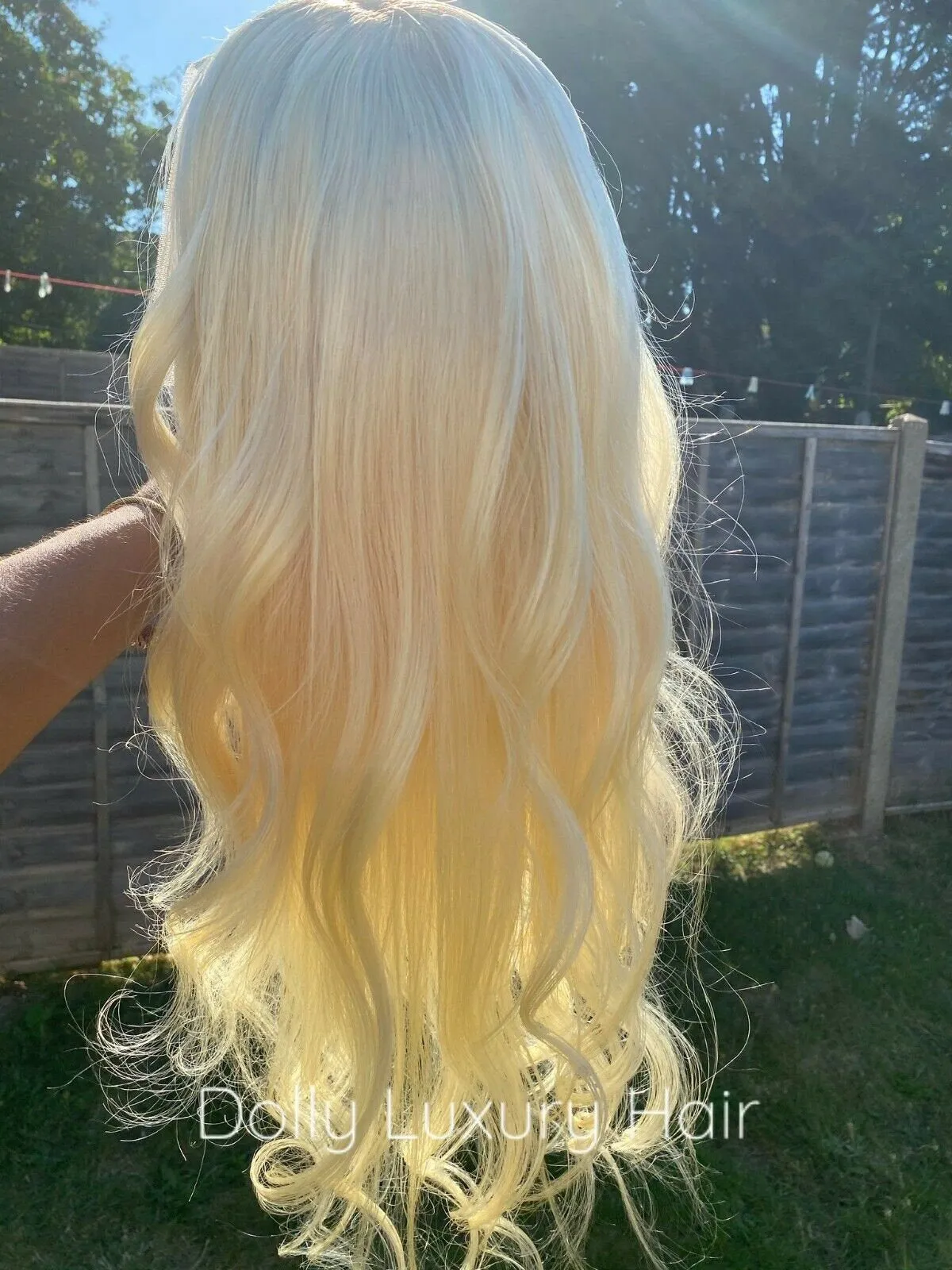 Luxury Platinum Blonde Dark Roots 100% Human Hair Swiss 13x4 Lace Front Glueless Wig U-Part, 360 or Full Lace Upgrade Available