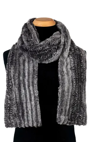 Men's Classic Scarf - Luxury Faux Fur in Rattle N Shake