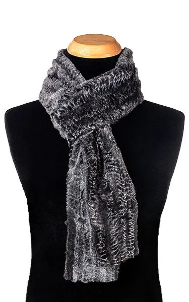 Men's Classic Scarf - Luxury Faux Fur in Rattle N Shake