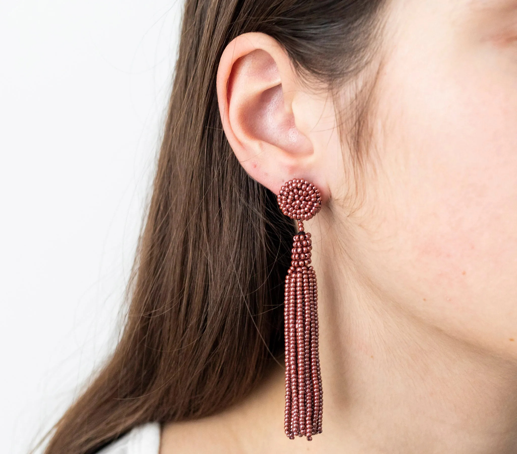 ***NEW*** <br>The Finley Earring <br> Mulberry