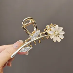 Opal Flower Diamond Hairpin