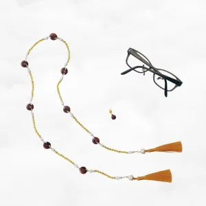 Return to Origin Jade and Wood Lariat Necklace Set