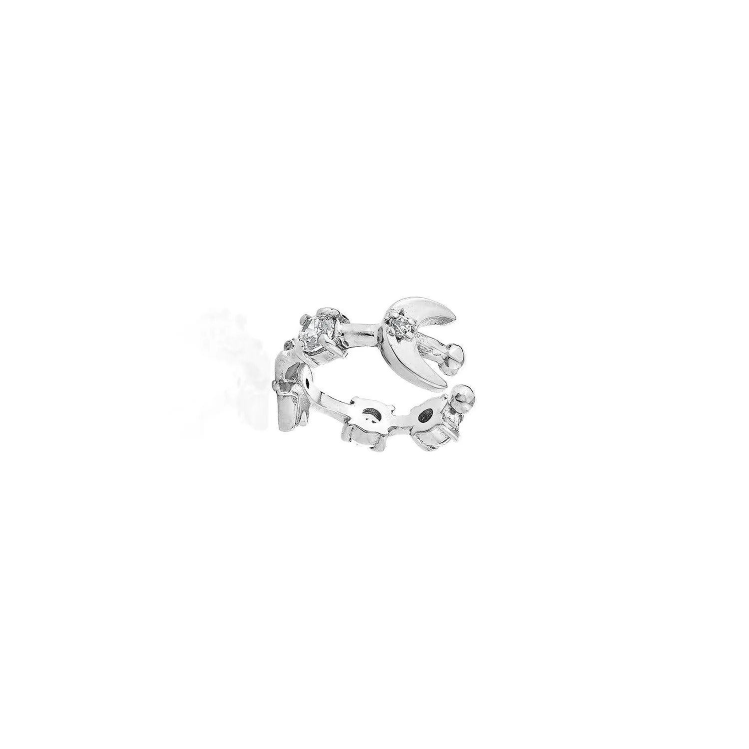 Selene Ear Cuff - Whitegold