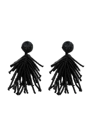 Shania Earrings in Black