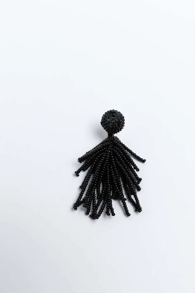 Shania Earrings in Black