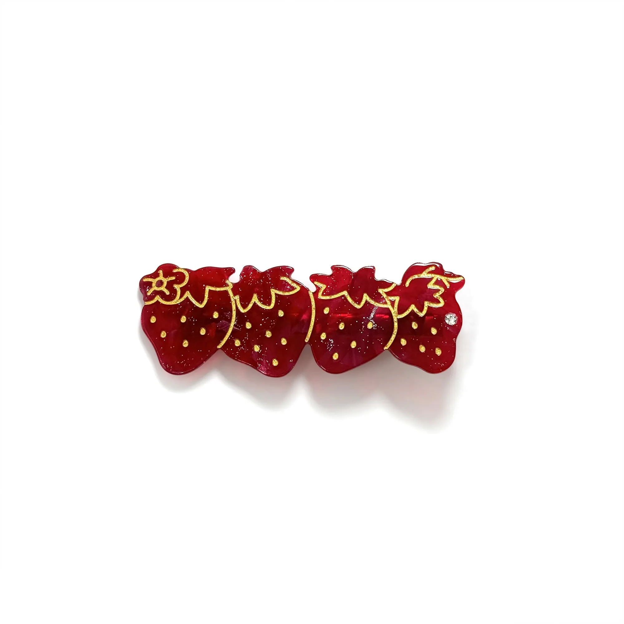 Strawberry 🍓 Hair Clips - Set of 2