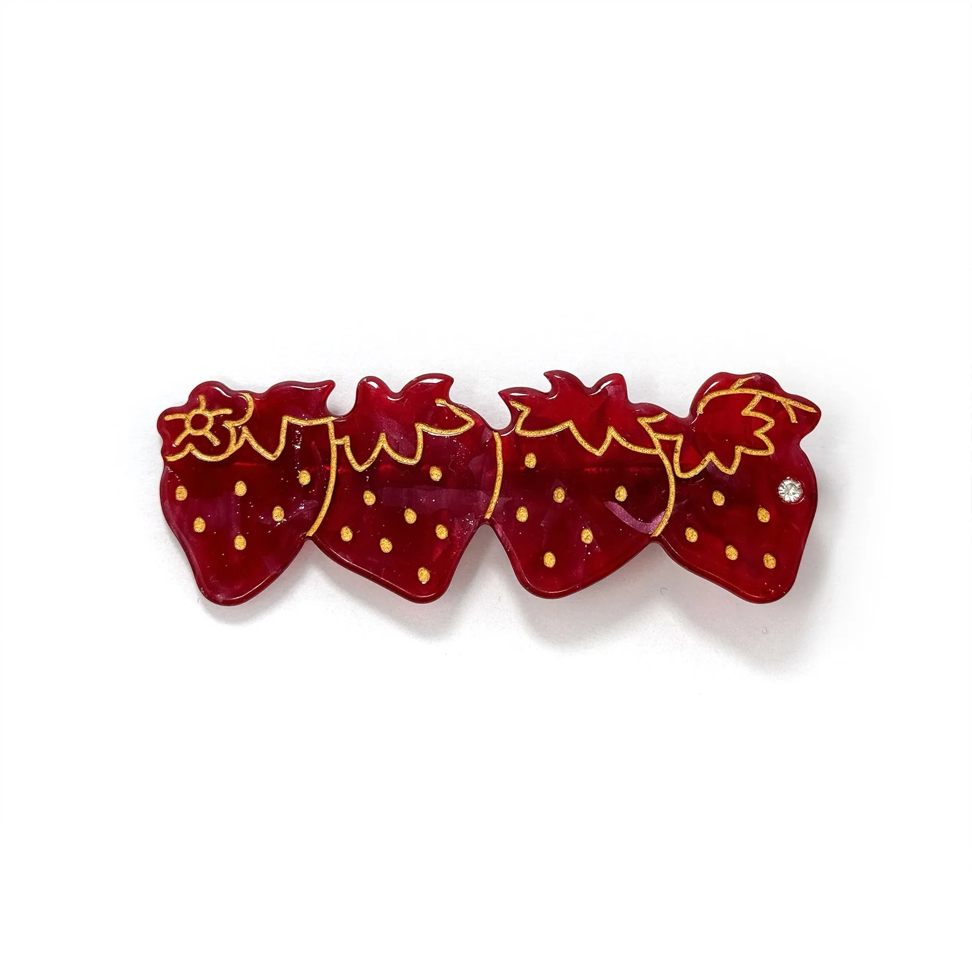 Strawberry 🍓 Hair Clips - Set of 2