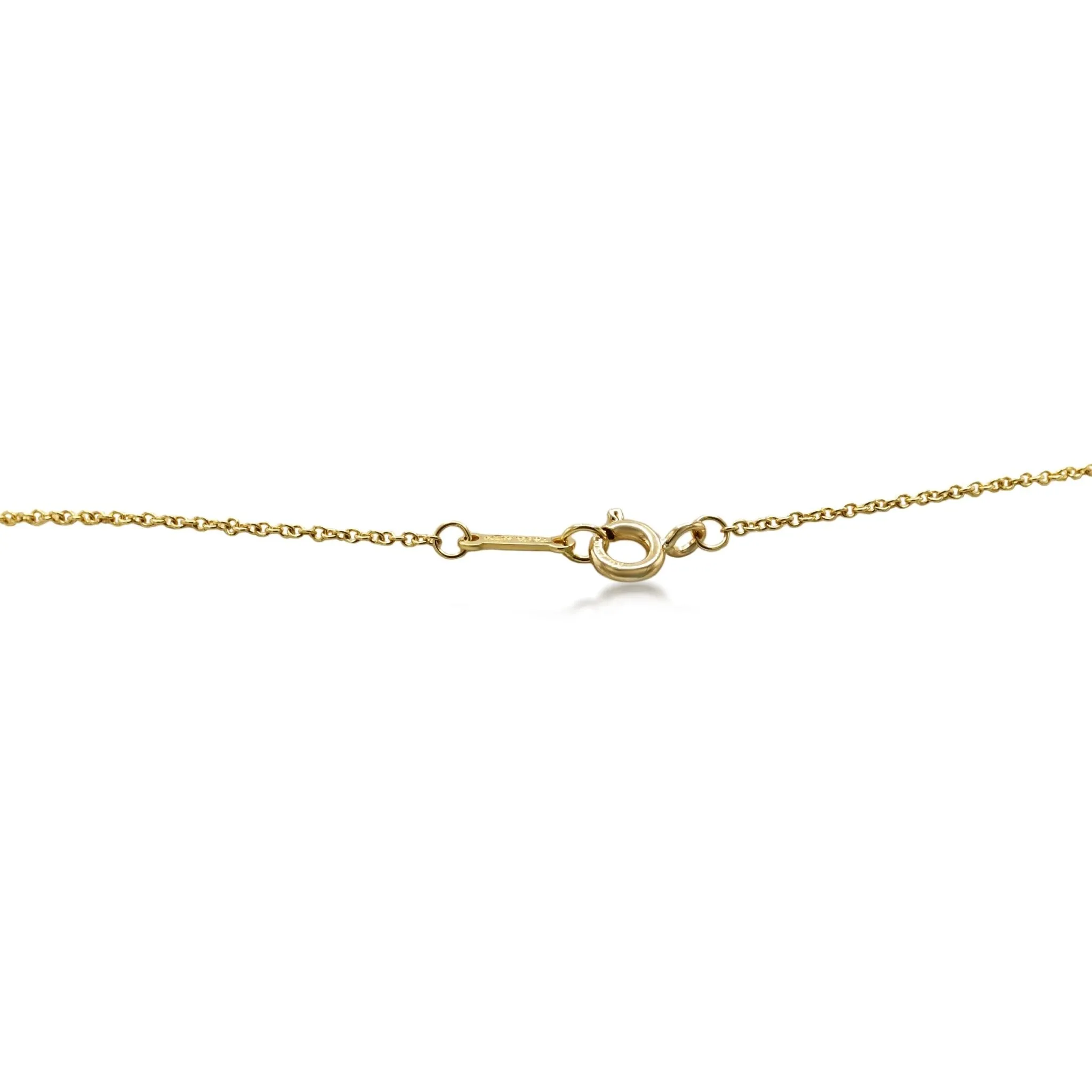 Tiffany Paloma Picasso Loving Heart Pendant Necklace -18ct Yellow Gold