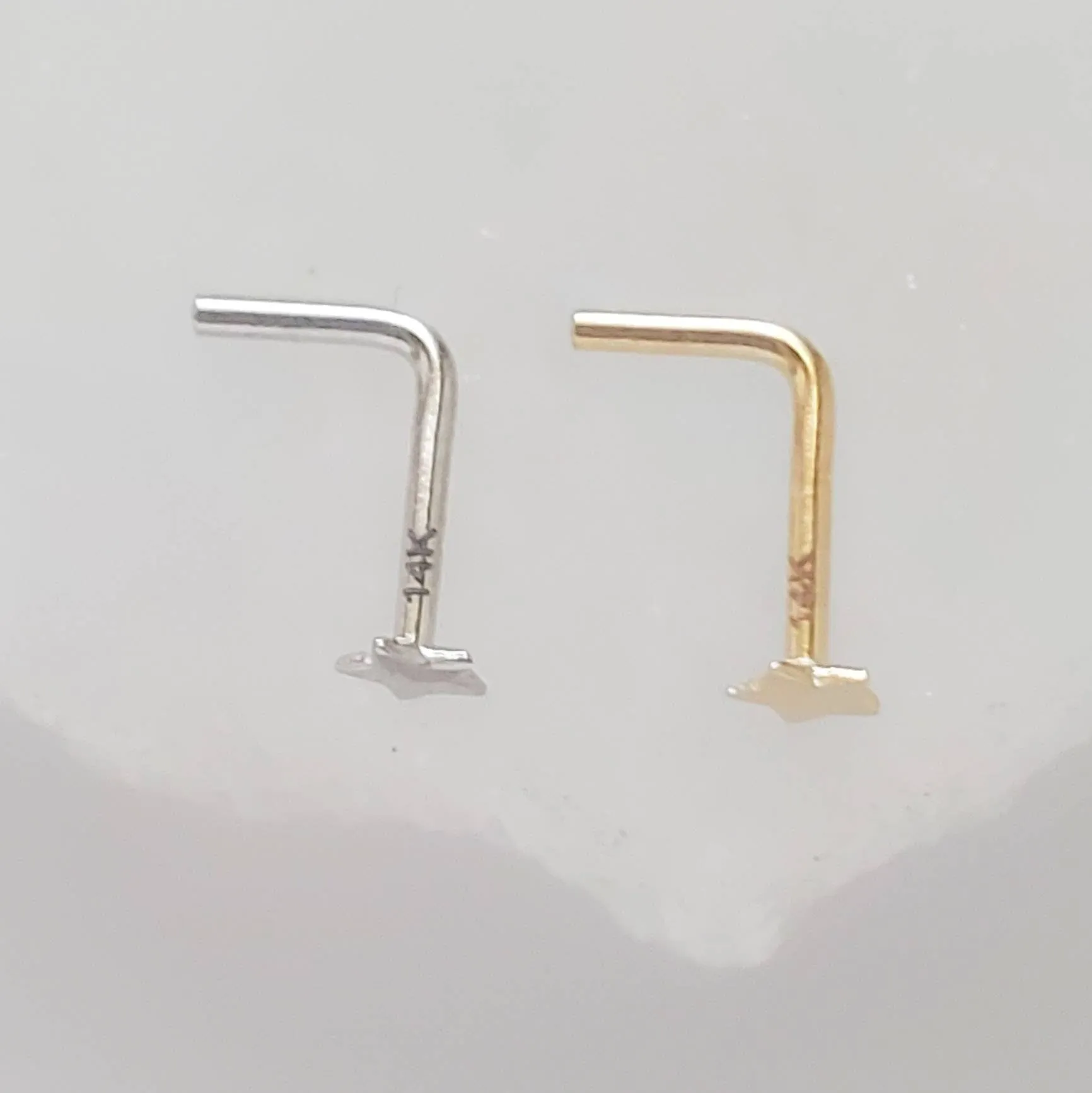 Tiny Star 14K Gold Nose Stud