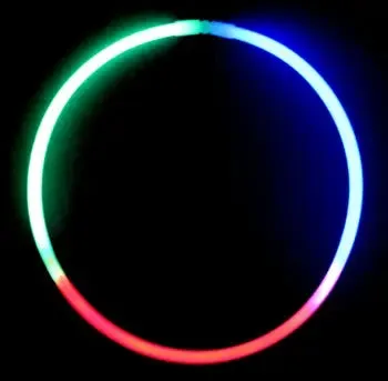 Tri-Color Glow Necklace - 50 pieces/tube