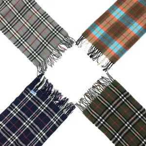 Vintage Checked Scarves