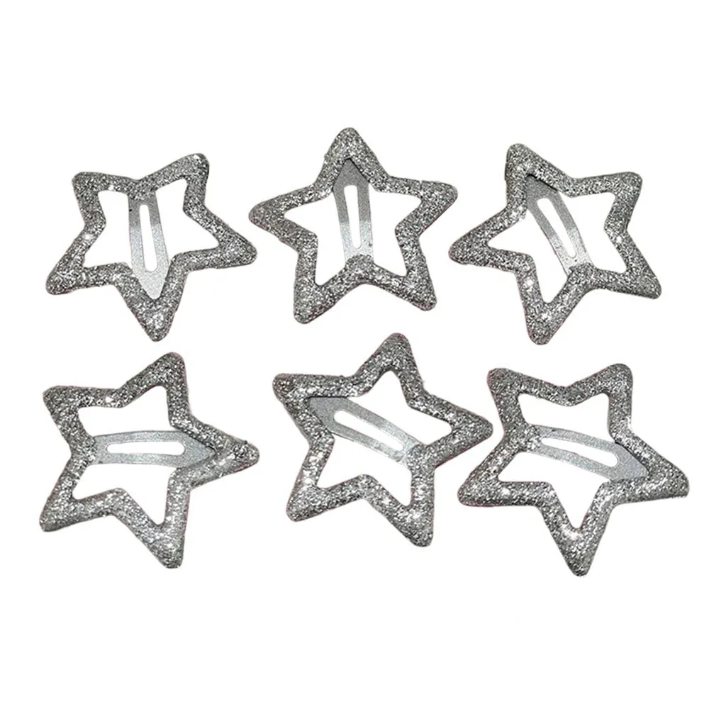 Y2K Glitter Star Hair Clips