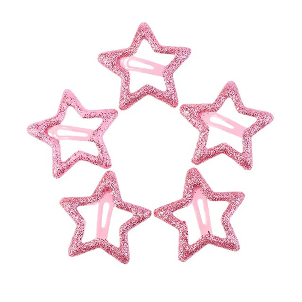 Y2K Glitter Star Hair Clips